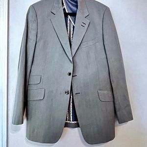 Paul Smith London Blue Grey Suit Jacket